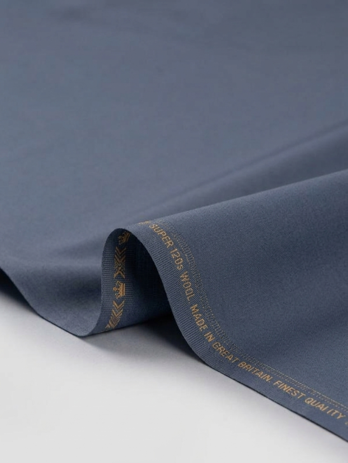 Men’s Dyed Yarn Summer Fits Steel Blue Suit