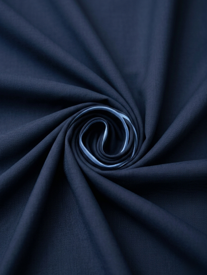 Men’s Dyed Yarn Summer Fits Navy Blue Suit