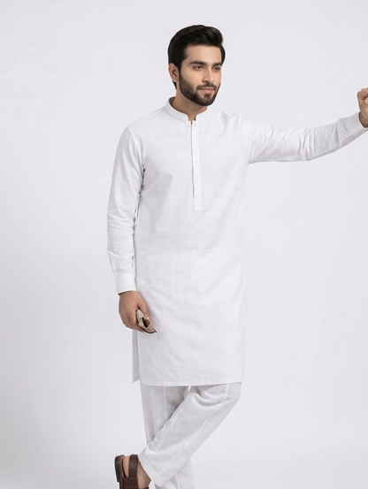 Men’s Boski White Suit