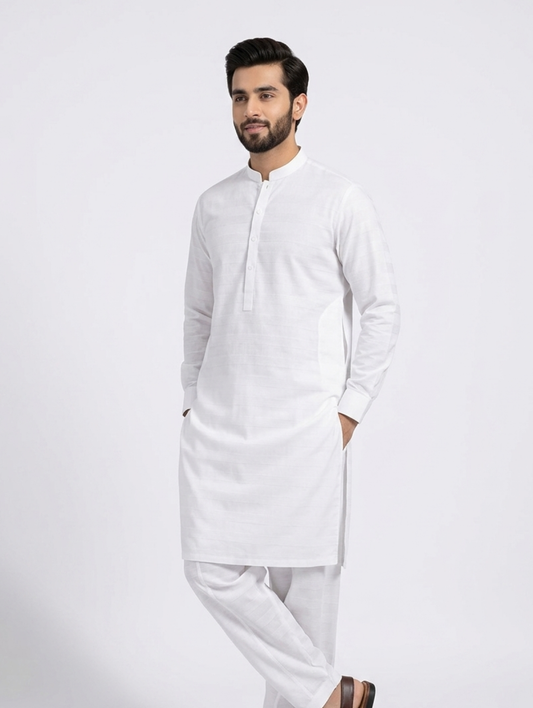 Men’s Boski White Suit