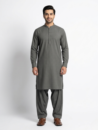 Men’s Advisor Cotton Muted Taupe Suit