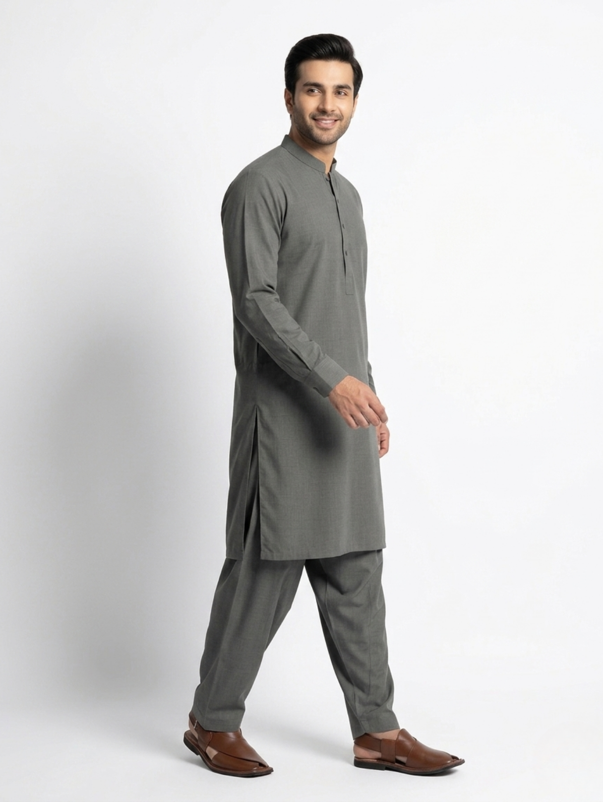 Men’s Advisor Cotton Muted Taupe Suit