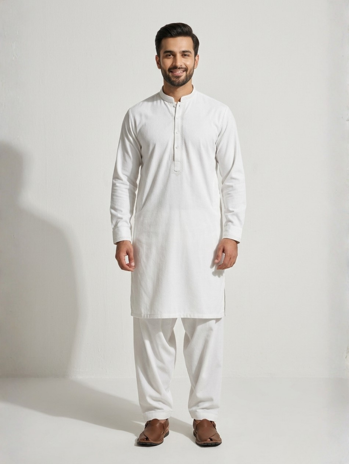 Men’s Advisor Cotton Bright White Suit