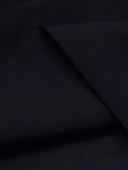 Men's Wash & Wear Smooth Black Suit