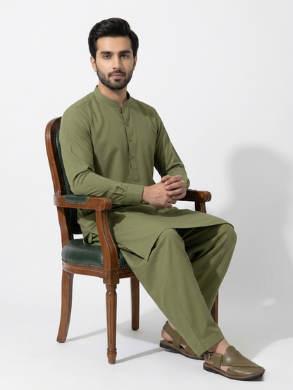 Men’s Boski Olive Green Suit
