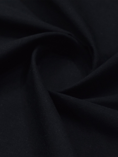 Men's Unstitched Dyed Yarn Summer Fits Black Coal Suit