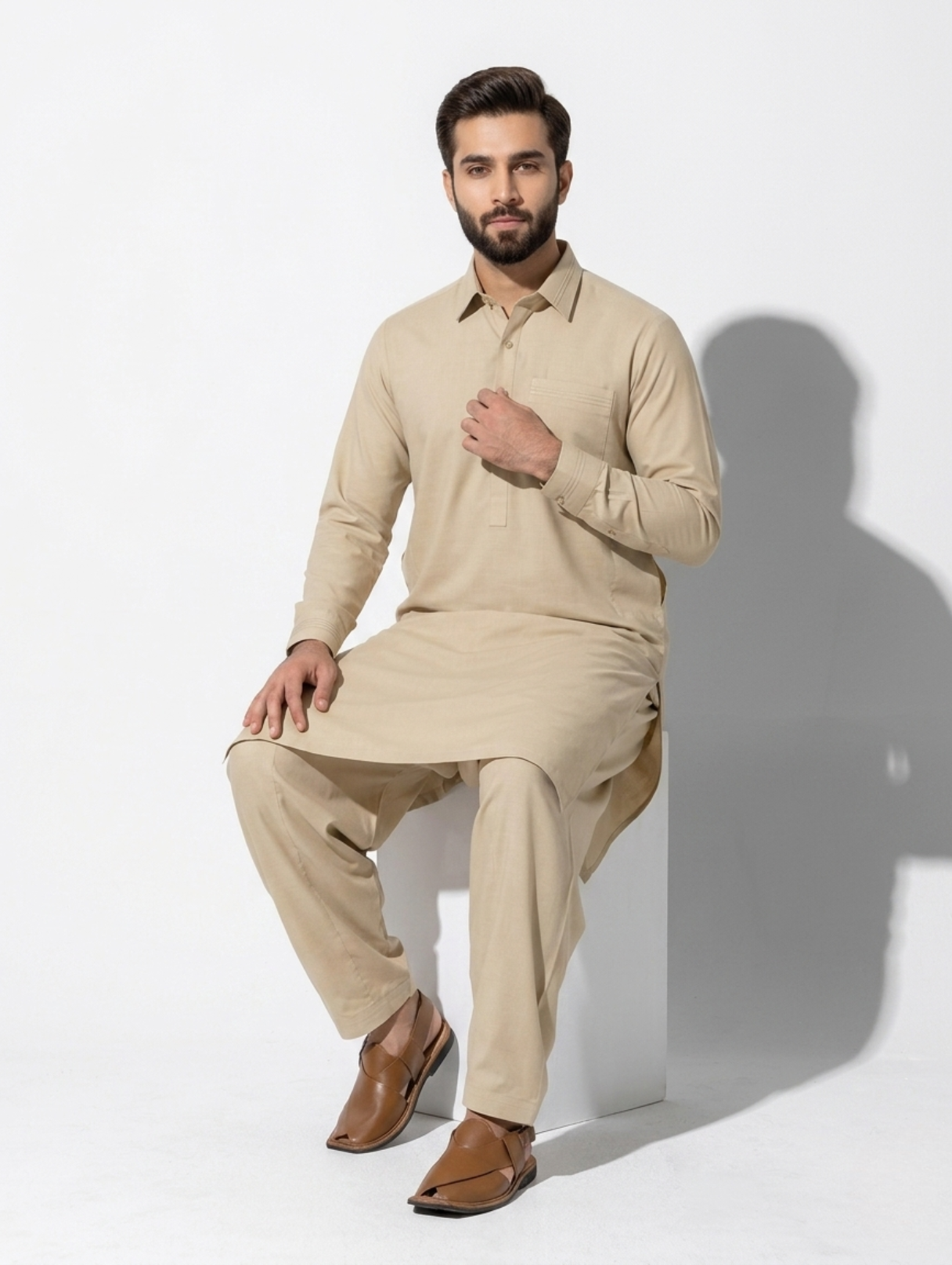 Men’s Boski Camel Golden Beige Suit