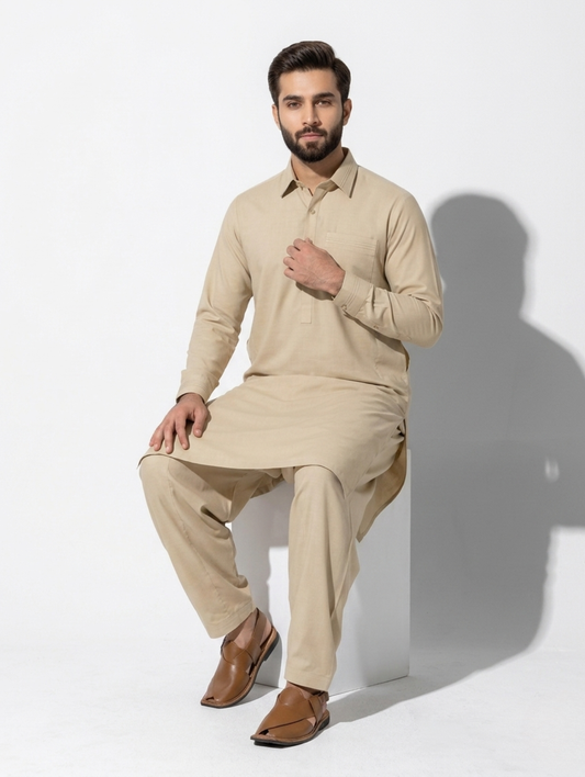 Men’s Boski Camel Golden Beige Suit