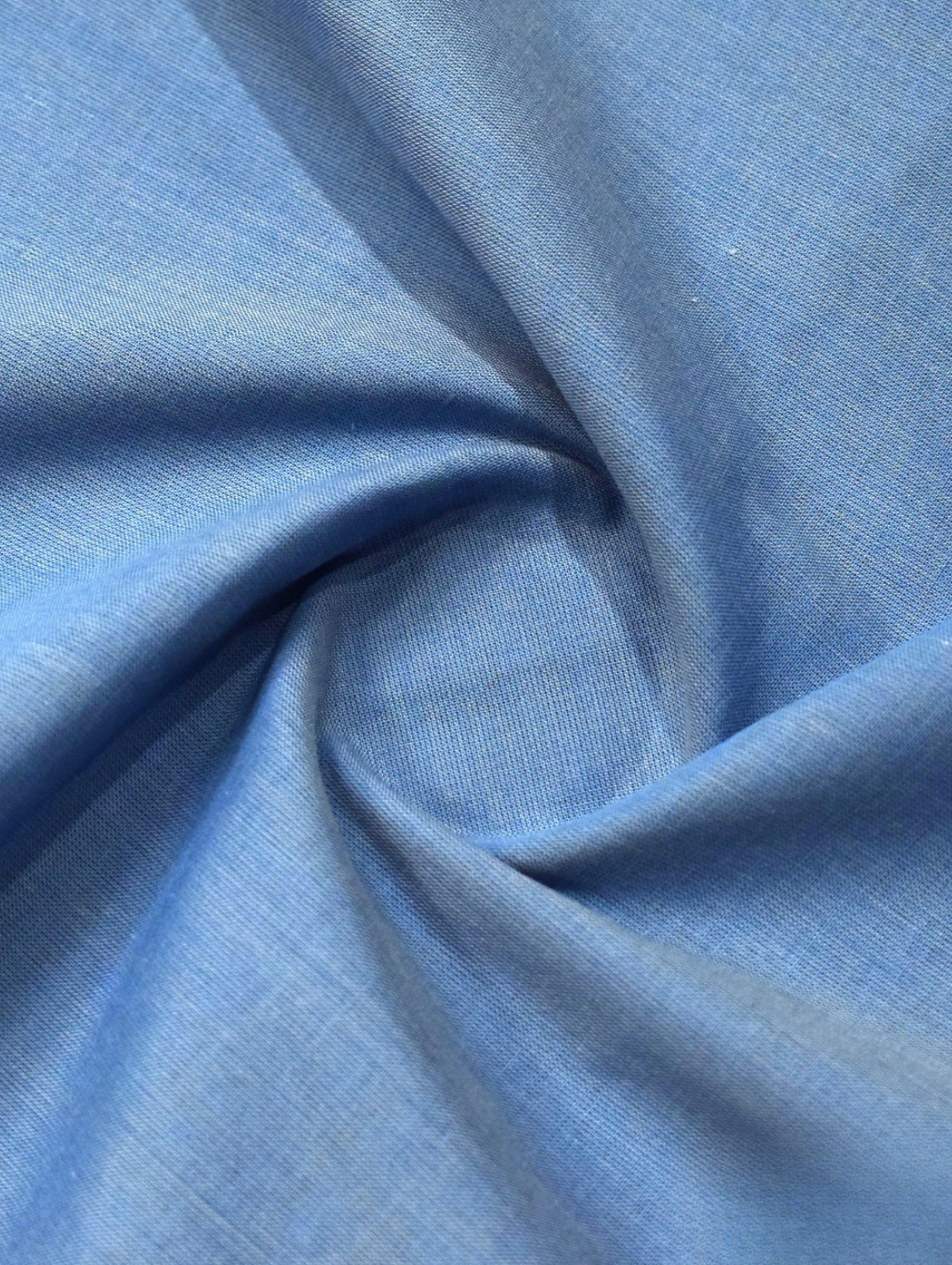 Men's Dyed Yarn Summer Fits Baby Blue Suit