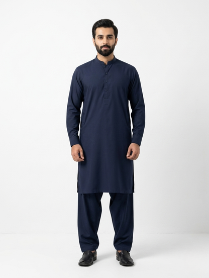 Men’s Breeze Cotton Royal Navy Suit