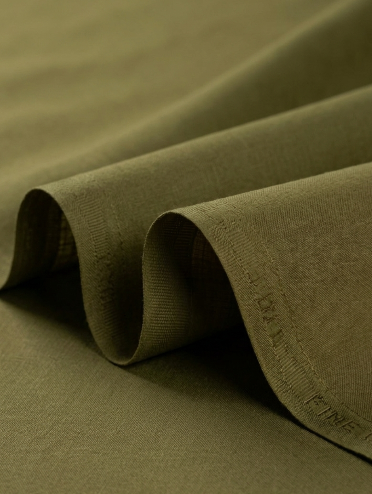 Men’s Dyed Yarn Summer Fits Olive Green Suit