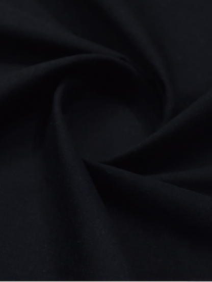 Men's Dyed Yarn Summer Fits Black Coal Suit